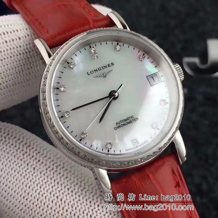 LONGINES浪琴 經典博雅系列 女士機械腕表 WSS0655